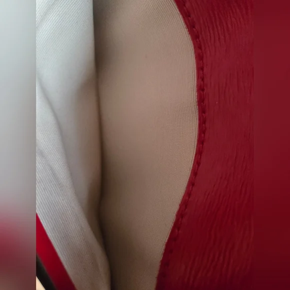 Lauren Ralph Lauren Bennington RLL Red Slim Leather Wallet - Picture 8 of 10